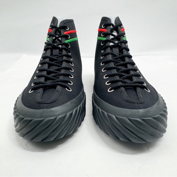 Gucci Interlocking G Logo Canvas High Top Sneakers - Picture 3 of 13